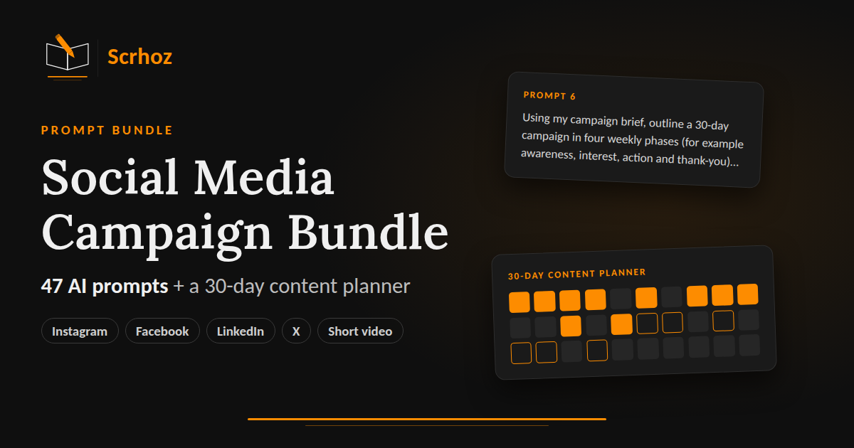 Social Media Campaign Bundle cover